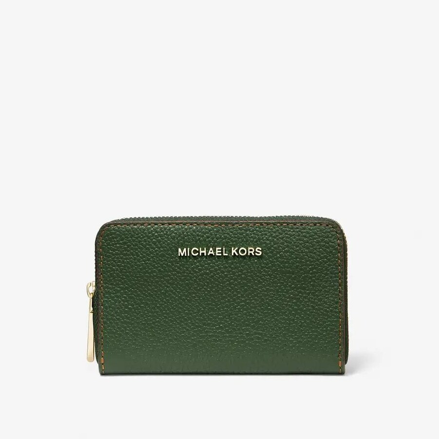 

Кошелек Michael Michael Kors Small Pebbled Leather, зеленый