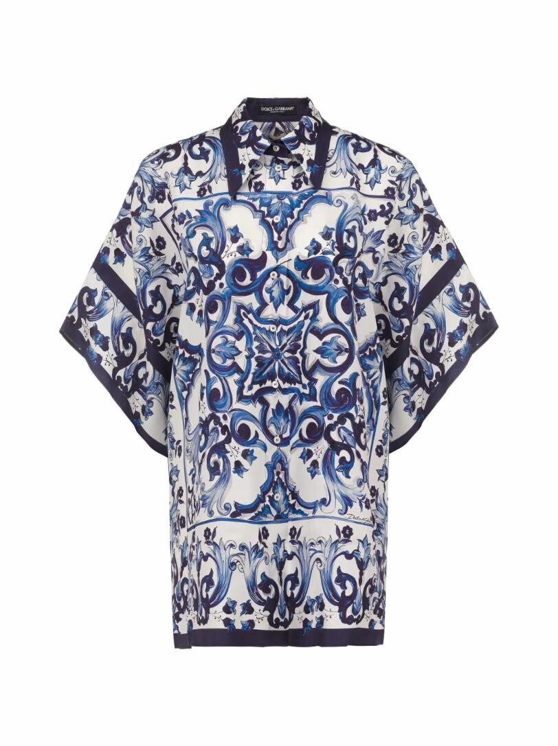 

Рубашка с принтом Majolica Dolce&Gabbana