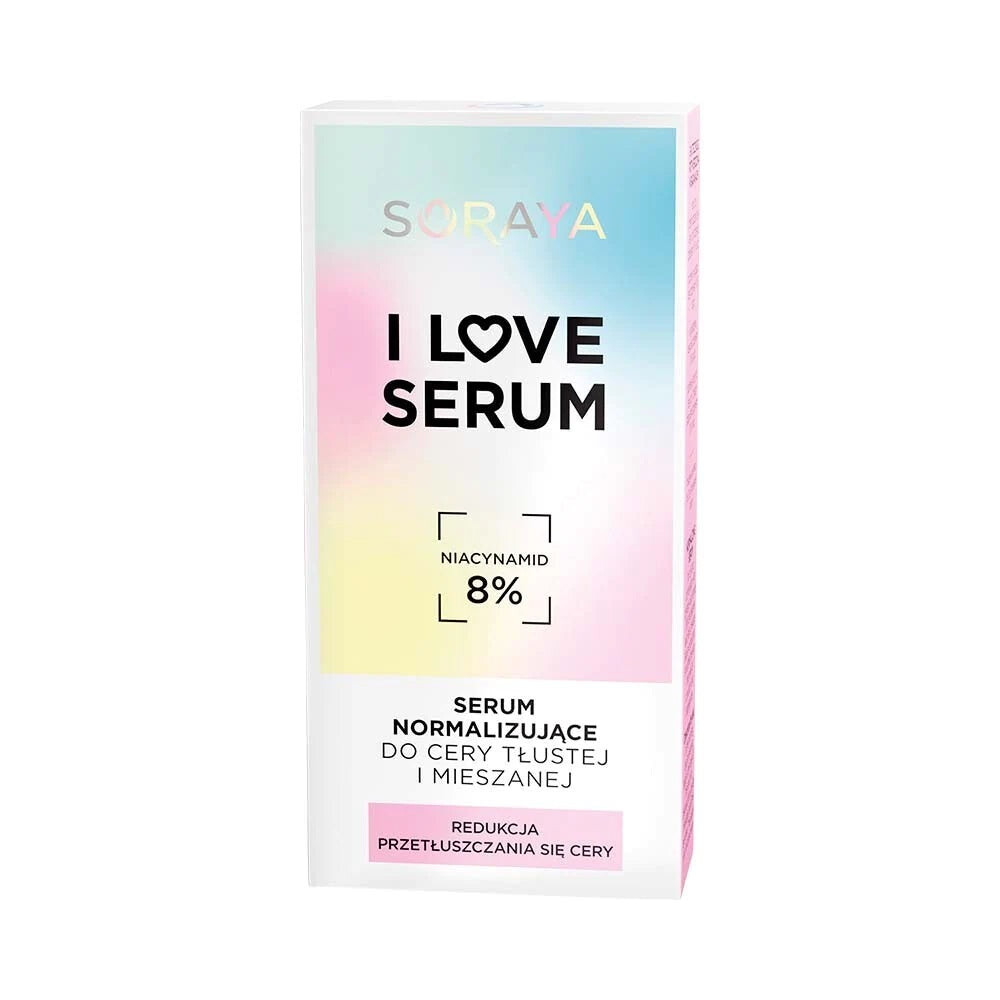 

Soraya I Love Serum сыворотка нормализующая для жирной и комбинированной кожи 30мл