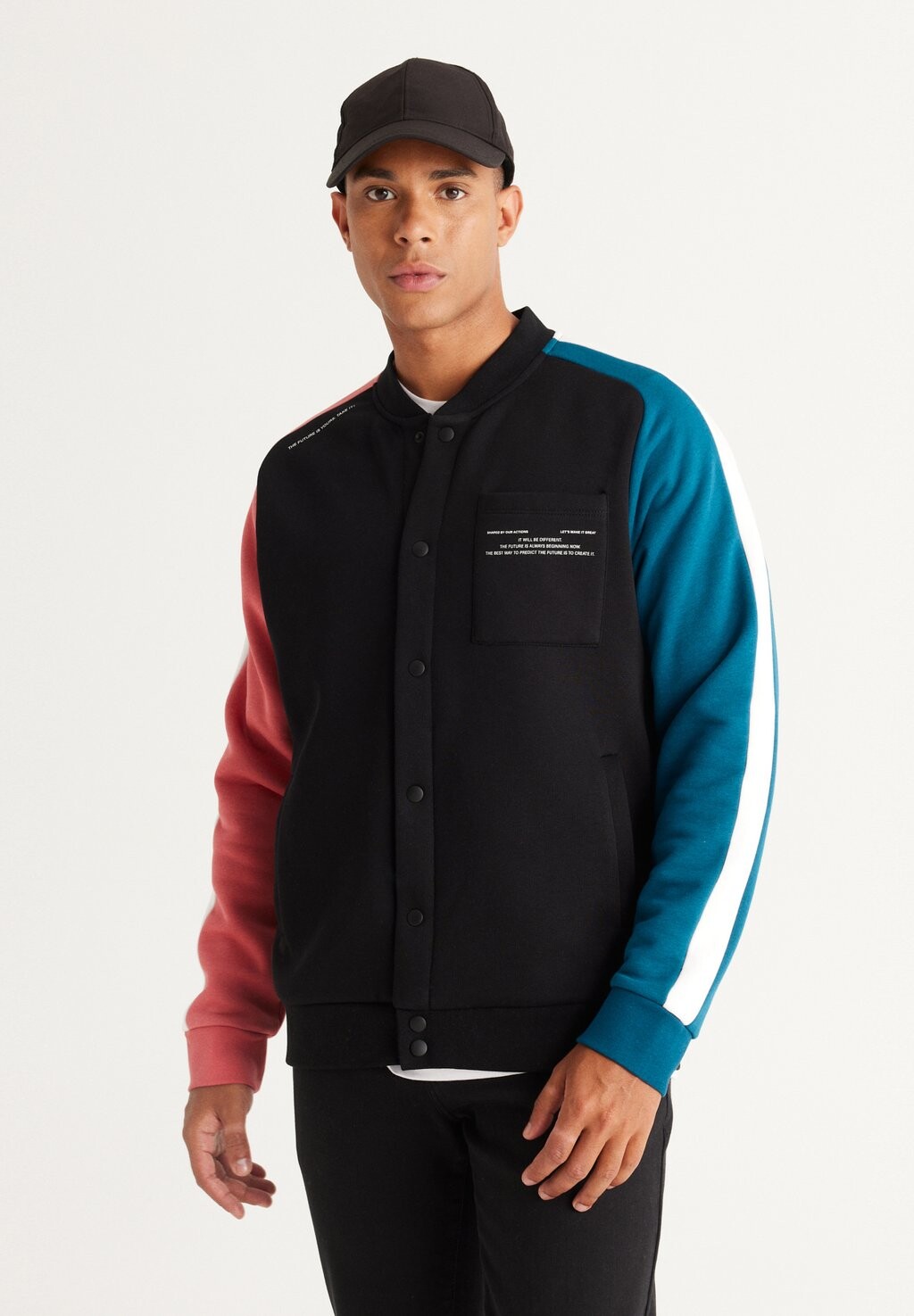 

Куртка-бомбер Loose College Collar AC&CO / ALTINYILDIZ CLASSICS