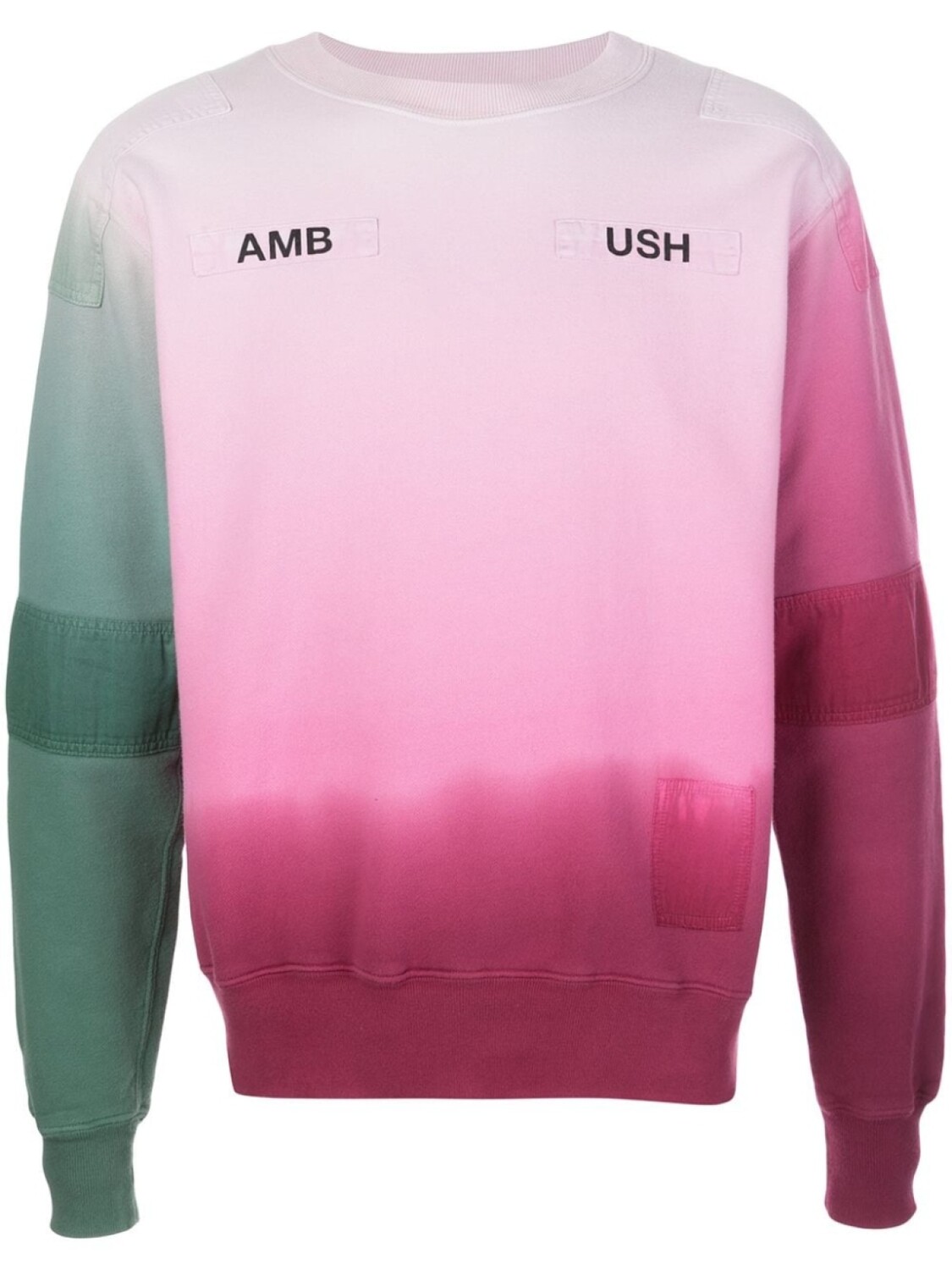 

AMBUSH толстовка с эффектом омбре и логотипом, розовый