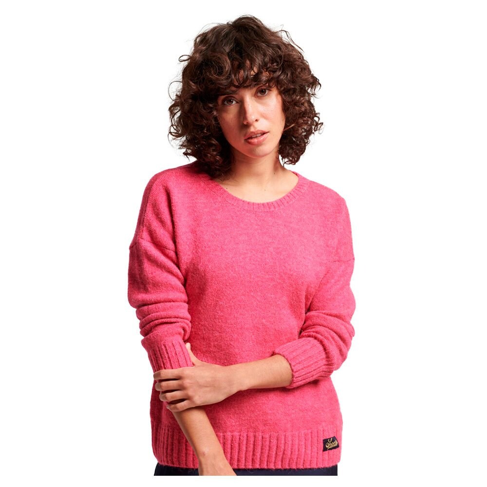 

Свитер Superdry Essential Crew Neck, розовый