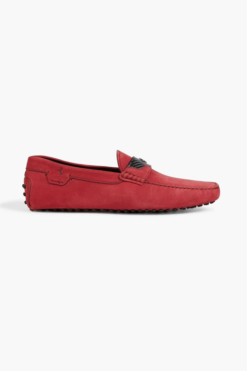 

Замшевые мокасины Gommino Tod's, красный