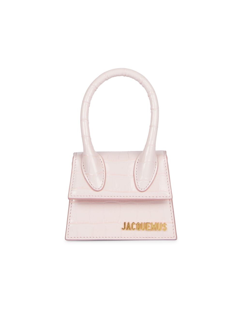 

Сумка Le Chiquito с тиснением под крокодила и верхней ручкой Jacquemus