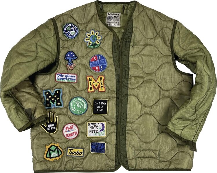 

Куртка Market Patch Liner Jacket 'Green', зеленый