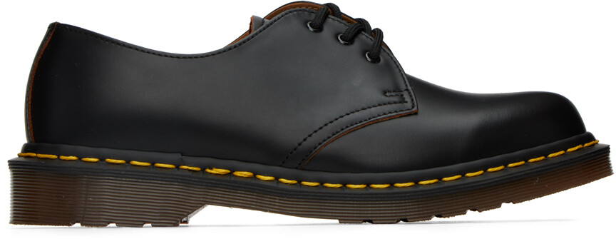 

Черные винтажные оксфорды 'Made In England' 1461 Dr. Martens, Черный