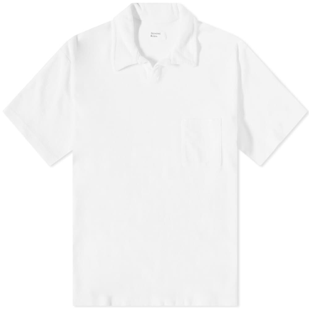 

Футболка Universal Works Terry Fleece Vacation Polo, Белый