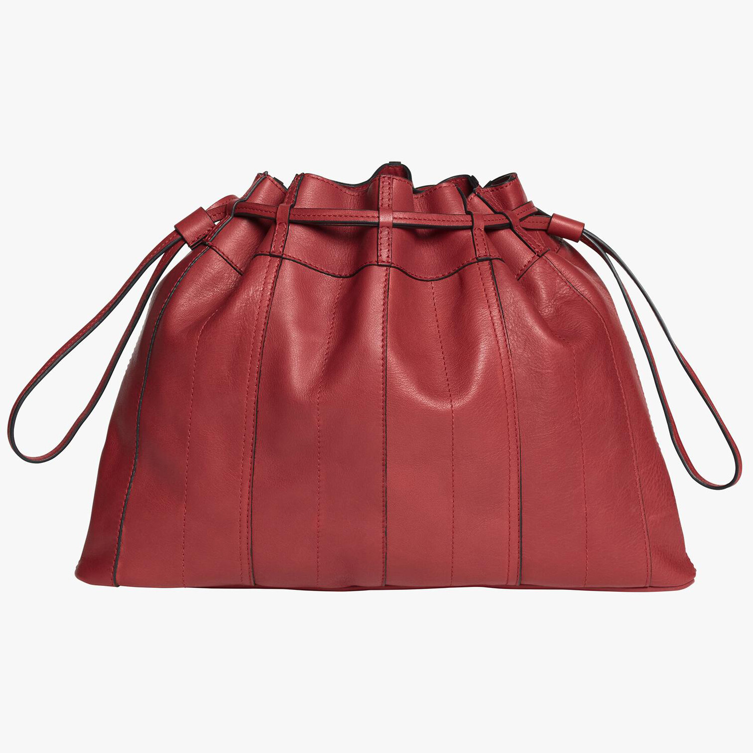 

Сумка Zara LTHR 12, бордово-красный