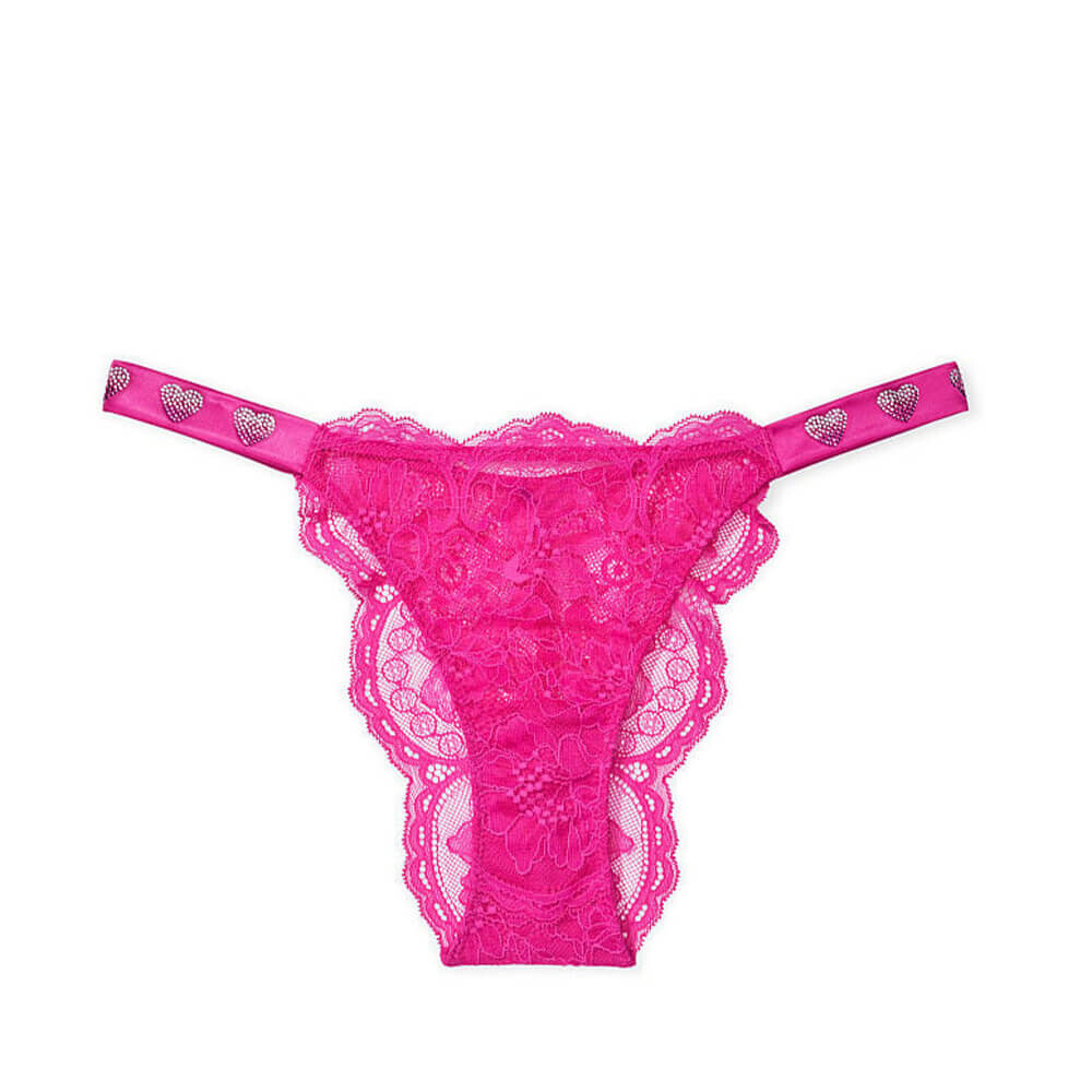 

Трусы Victoria`s Secret Shine Strap Brazilian, фуксия