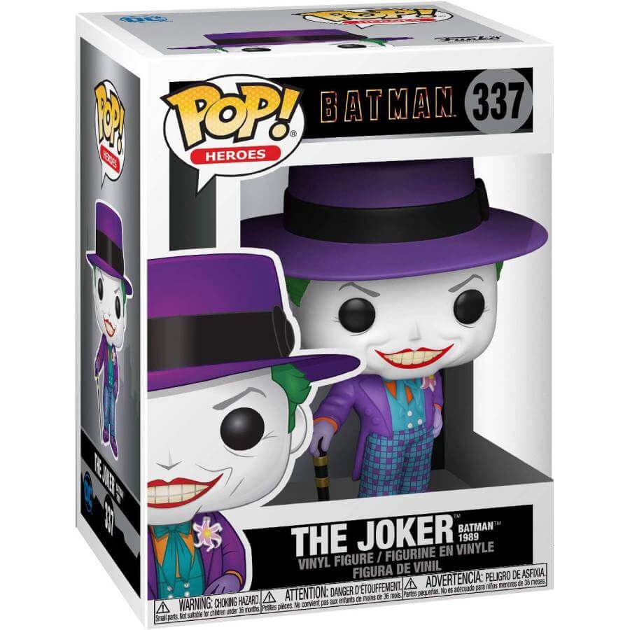 Фигурка Funko POP! Heroes: Batman 1989-Joker with Hat фигурка funko pop vinyl dc batman 1989 joker w hat w chase