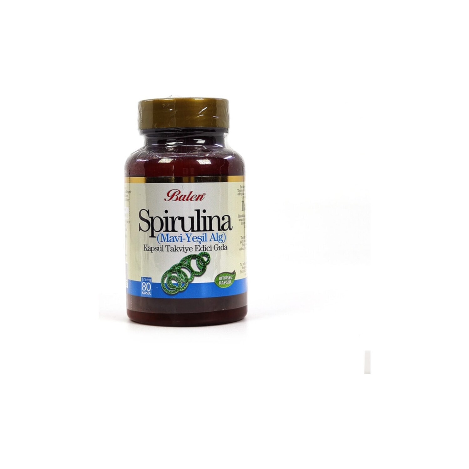 

Balen Spirulina Blue-Green Algae Pill 80 капсул x 375 мг
