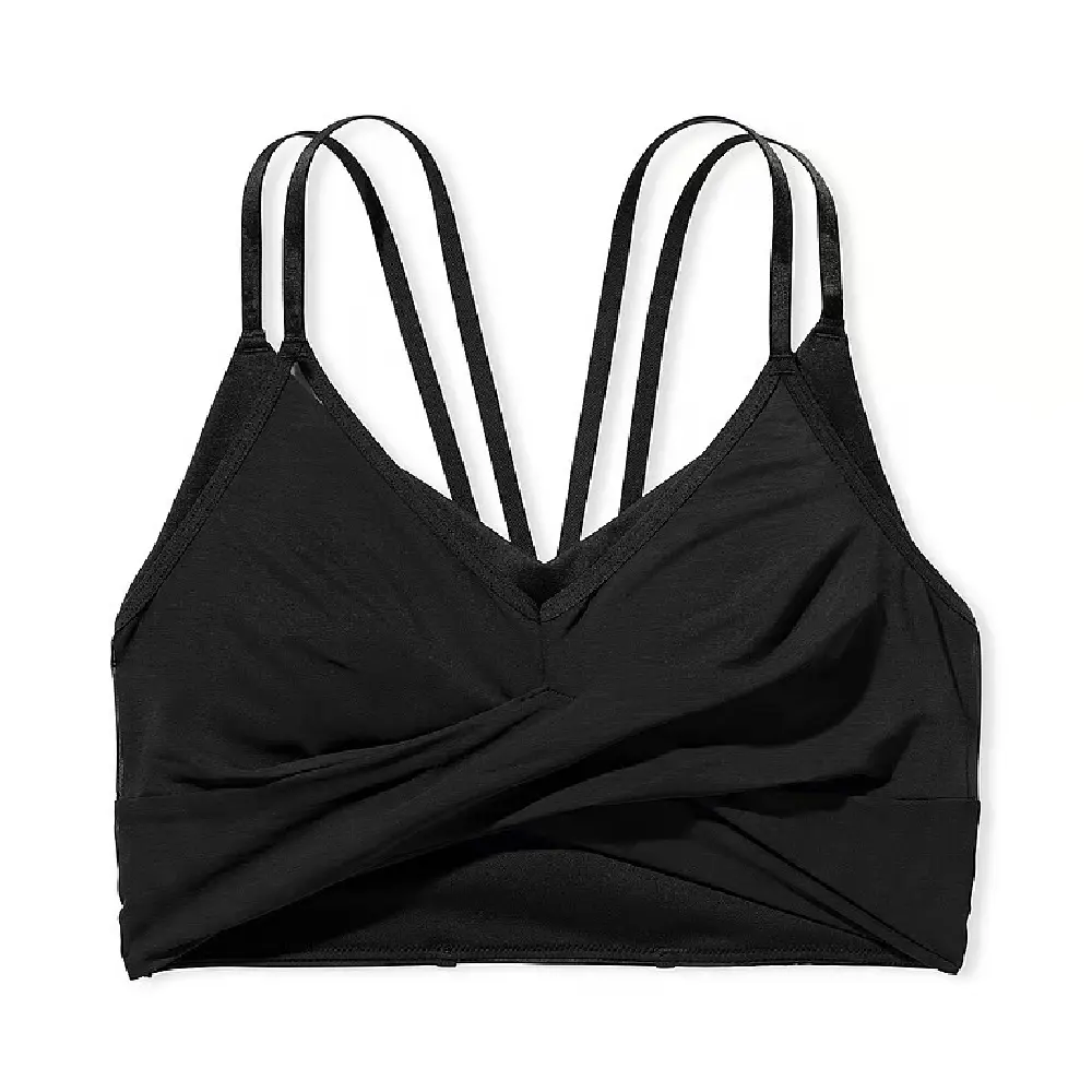 

Топ спортивный Victoria's Secret Strappy Mesh, черный