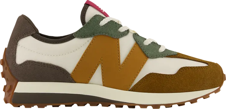 

Кроссовки New Balance 327 Big Kid 'White Olive Tan', белый