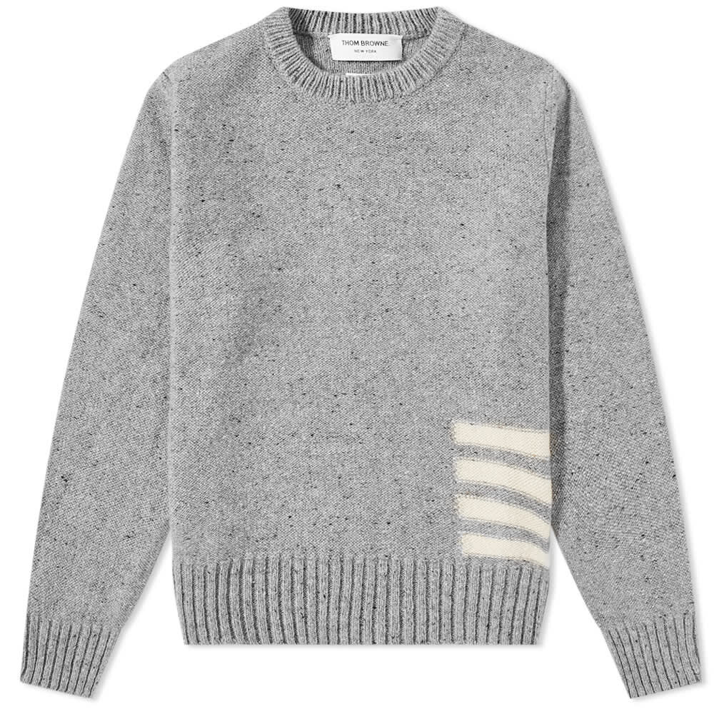 

Джемпер Thom Browne Intarsia Side 4 Bar Crew Knit, Серый