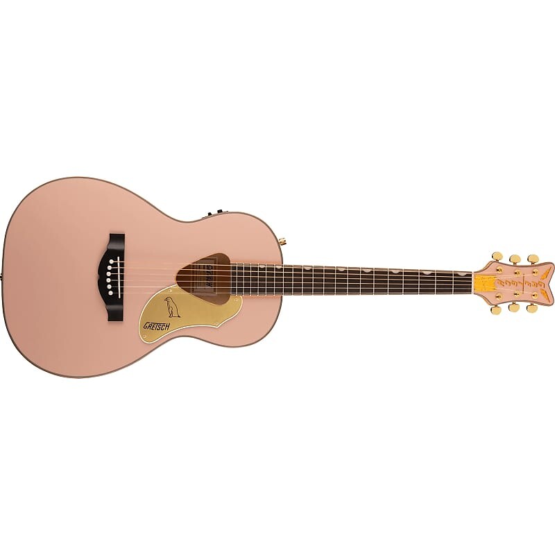 

Акустическая электрогитара Gretsch G5021E Rancher Penguin Parlor, розовый