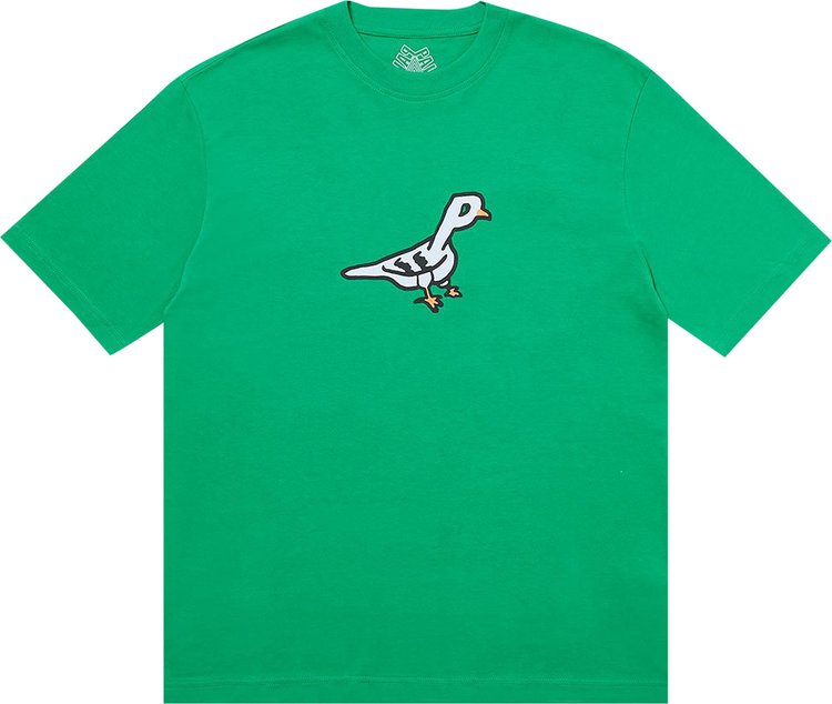 Футболка Palace Pigeon Hole T-Shirt 'Green', зеленый