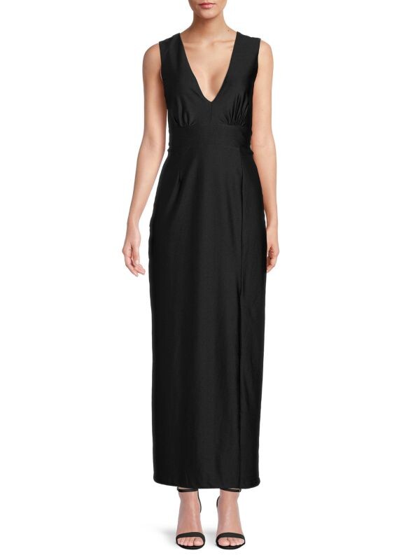 

Платье макси с завязками julia jordan Black