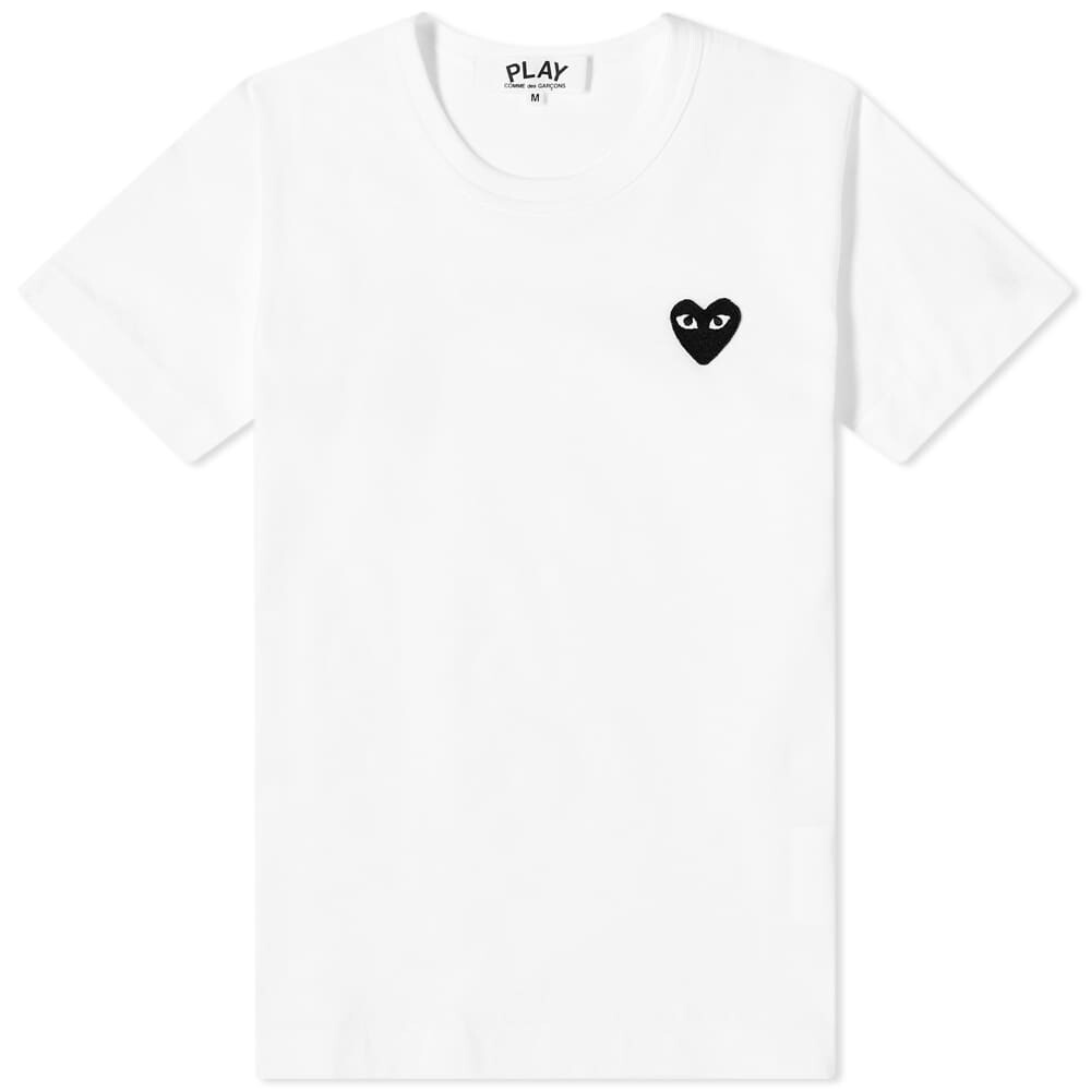 

Футболка Comme des Garcons Play Women's Basic Logo Tee, Коричневый, Футболка Comme des Garcons Play Women's Basic Logo Tee