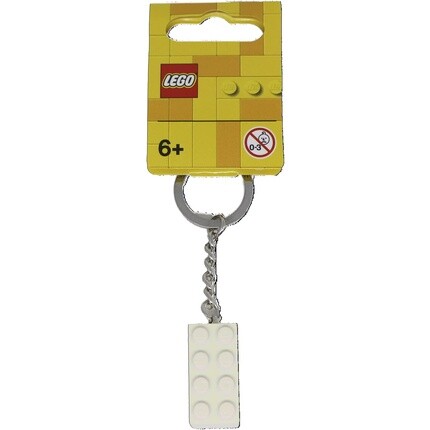 

Фигурка-брелок Lego 854084 металлический кирпич, белый