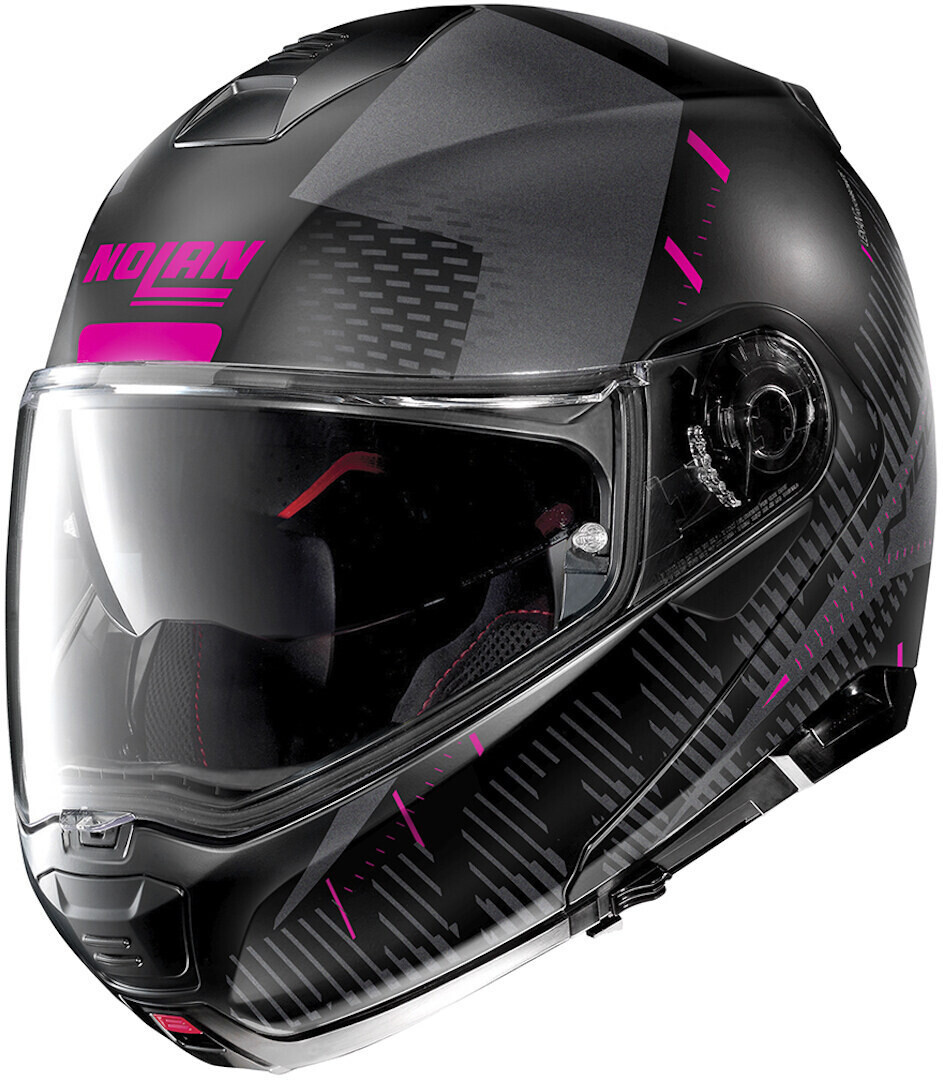 

Nolan N100-5 Lightspeed N-Com Шлем, черный/розовый