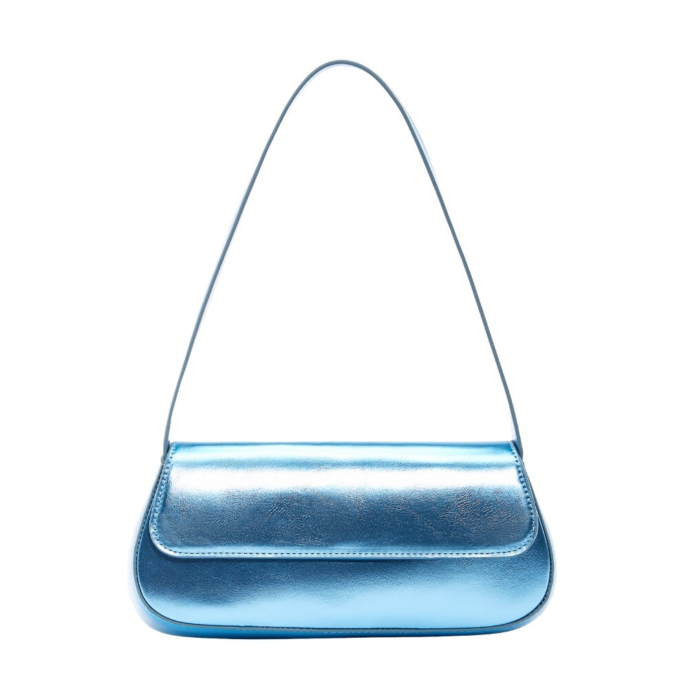 

Сумка Pull&Bear Shoulder With Flap, синий