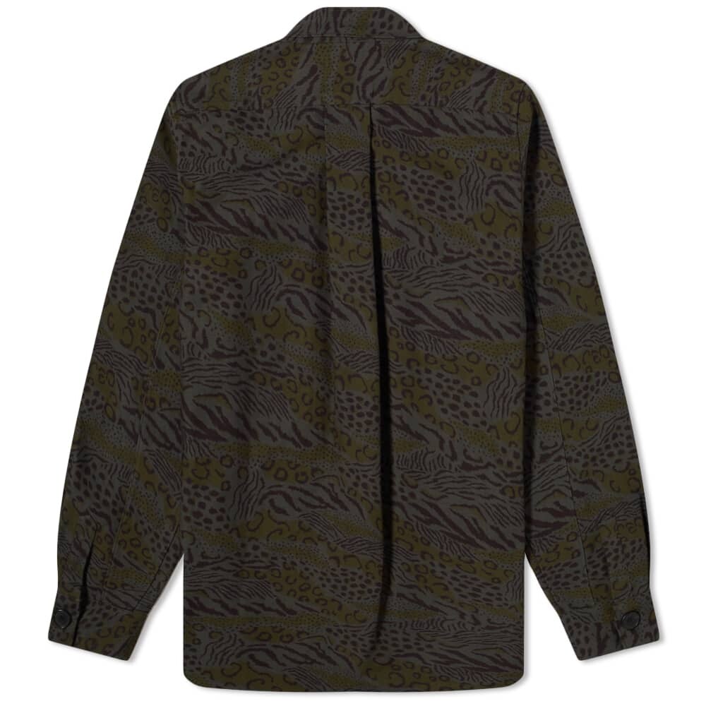 

Рубашка Kenzo Printed Zip Camo Shirt