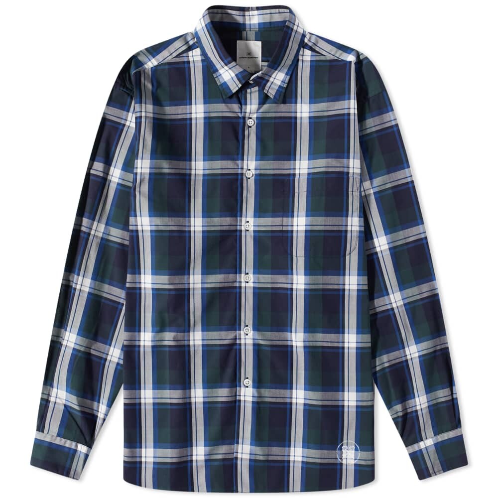 

Рубашка Uniform Experiment Checked Logo Yoke Shirt
