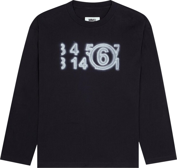 

Лонгслив MM6 Maison Margiela Long-Sleeve 'Black', черный