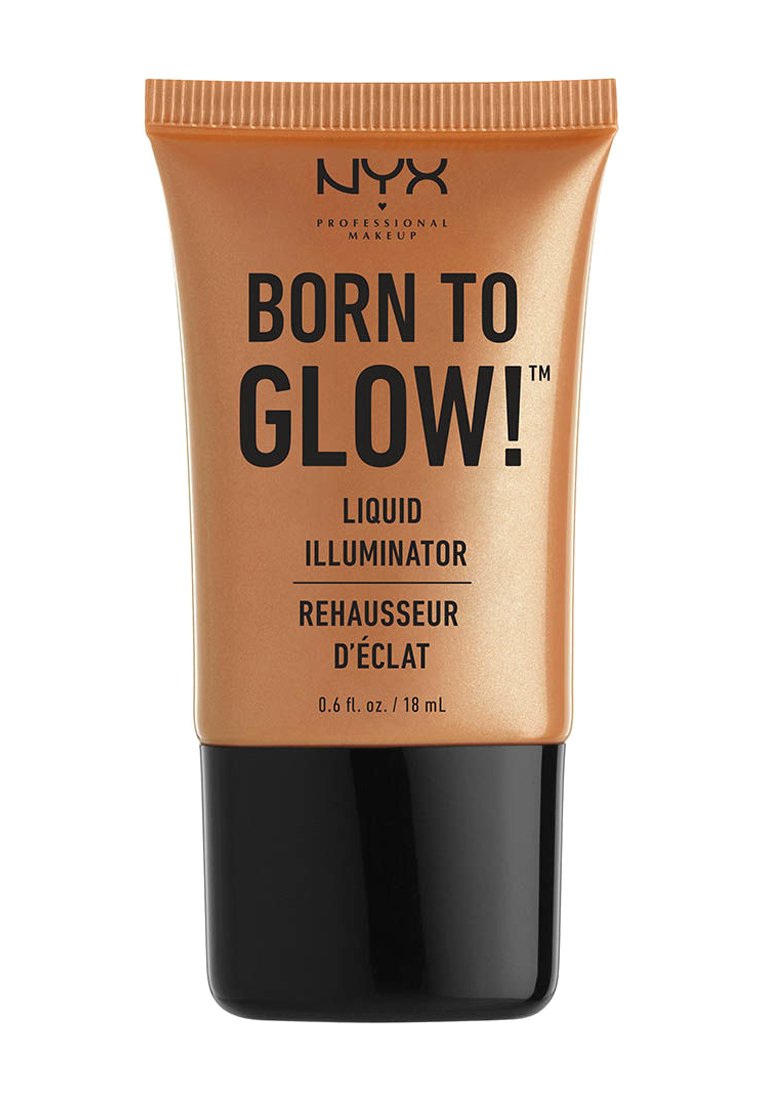 Хайлайтеры Highlighter Born To Glow Liquid Illuminator Nyx Professional Makeup, цвет 3 pure gold