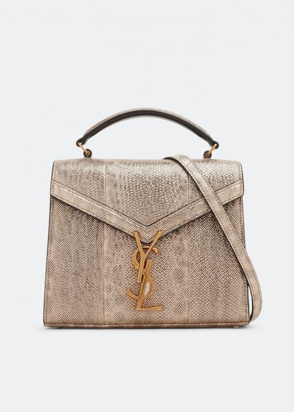 

Сумка SAINT LAURENT Mini Cassandra top handle bag, животный принт
