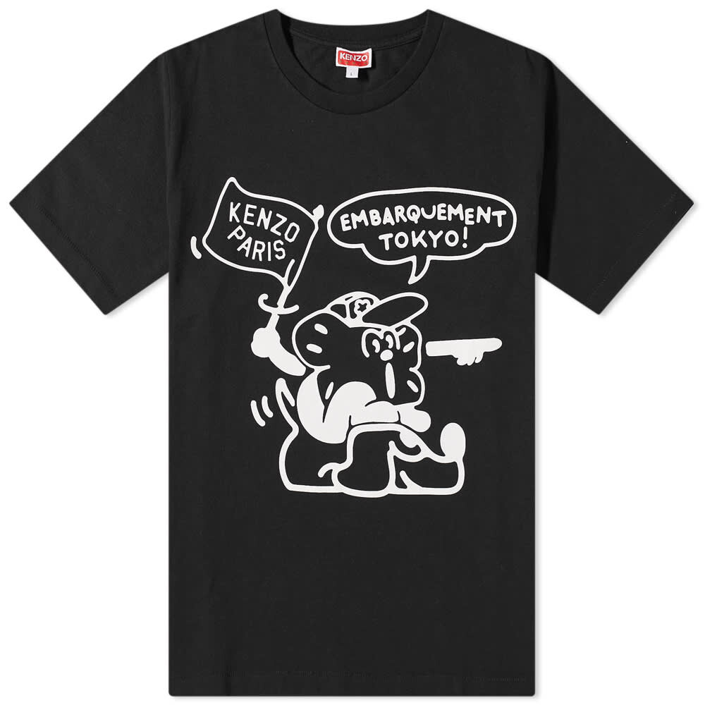 

Футболка Kenzo PARIS Boke Boy Travels Classic Tee, Черный