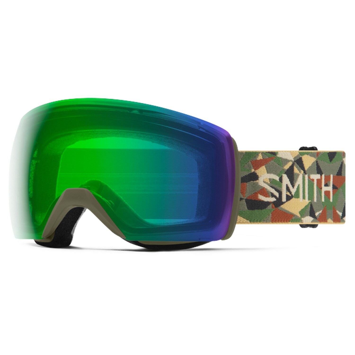 

Защитные очки Smith Skyline XL с низкой перемычкой, зелены / коричневый / бежевый