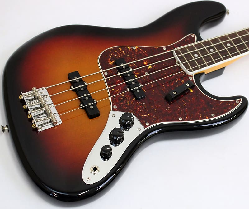 Fender American Vintage II 1966 Jazz Bass, 3 цвета Sunburst