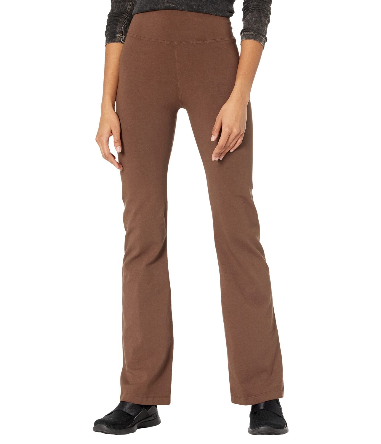 

Расклешенные брюки Hard Tail, Rolldown Bootleg Flare Pants, Коричневый