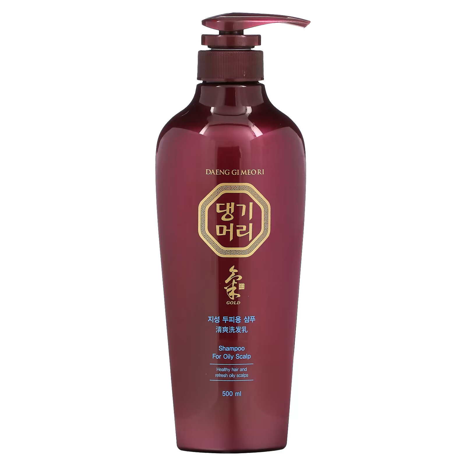 цена Doori Cosmetics, Daeng Gi Meo Ri, шампунь для жирной кожи головы, 500 мл