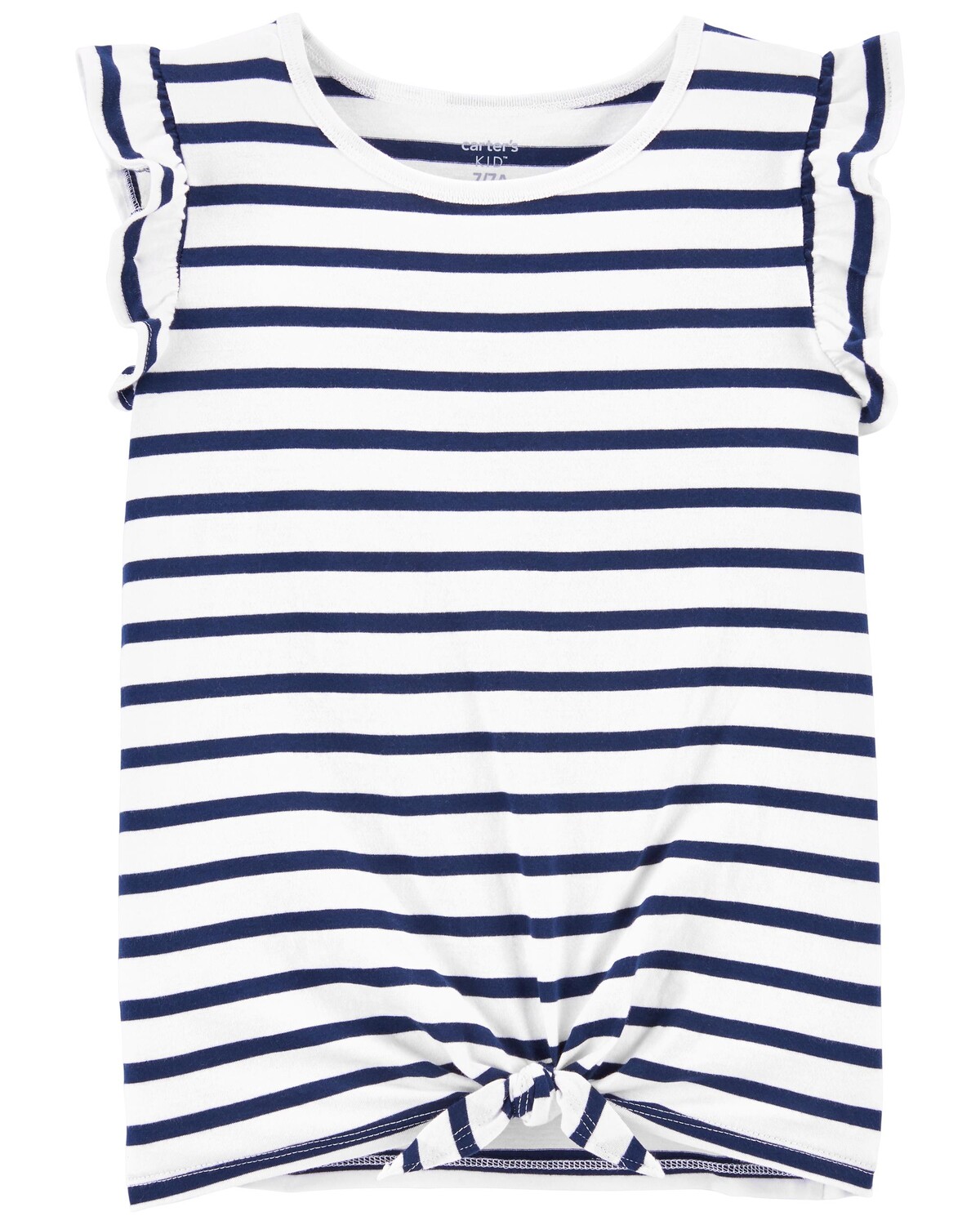 

Футболка Kid Tie-Front из джерси Carter's, темно-синий/белый