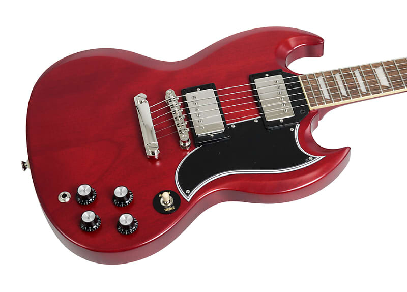 

Epiphone 1961 Les Paul SG Standard Aged Sixties Cherry с футляром
