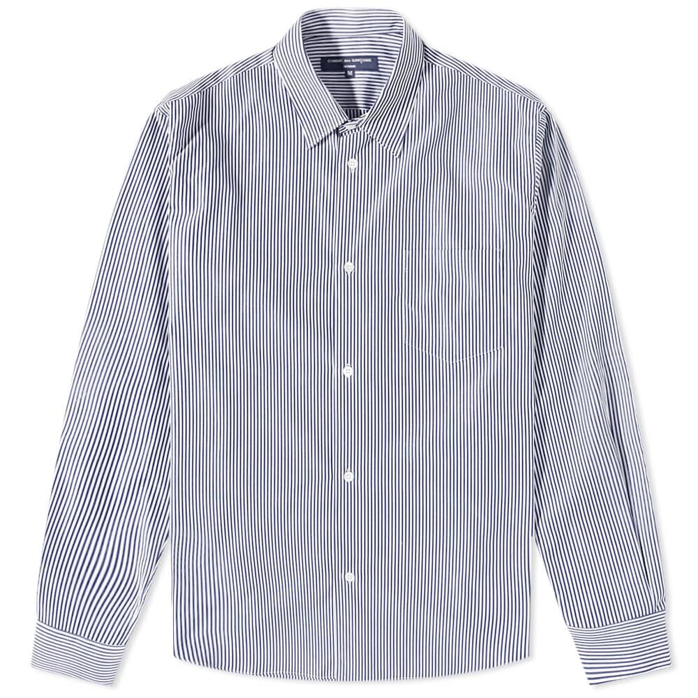 

Рубашка Comme des Garçons Homme Back Logo Striped Shirt