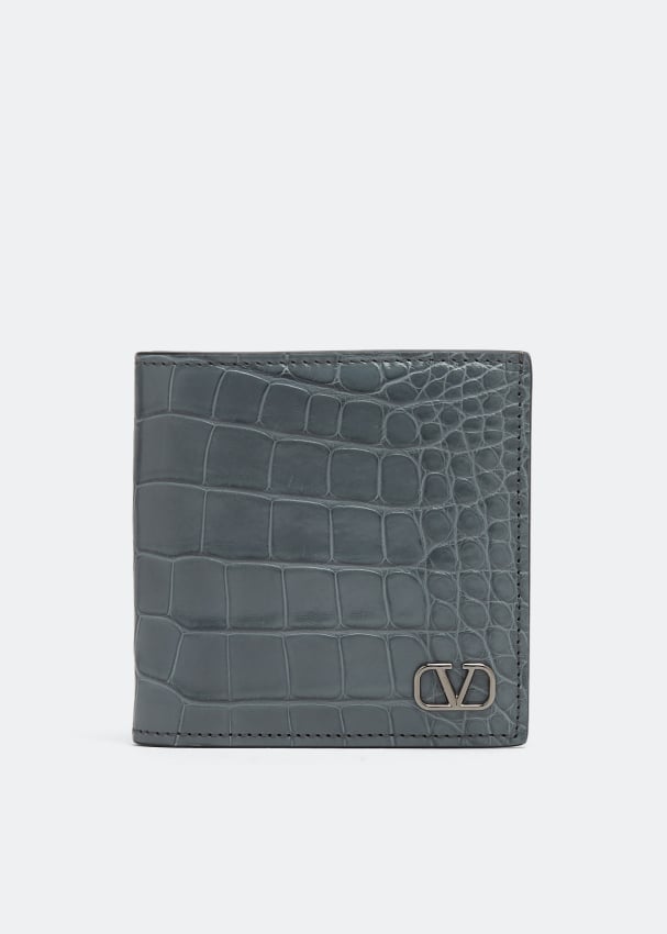 цена Кошелек VALENTINO GARAVANI Mini VLogo Signature wallet, серый