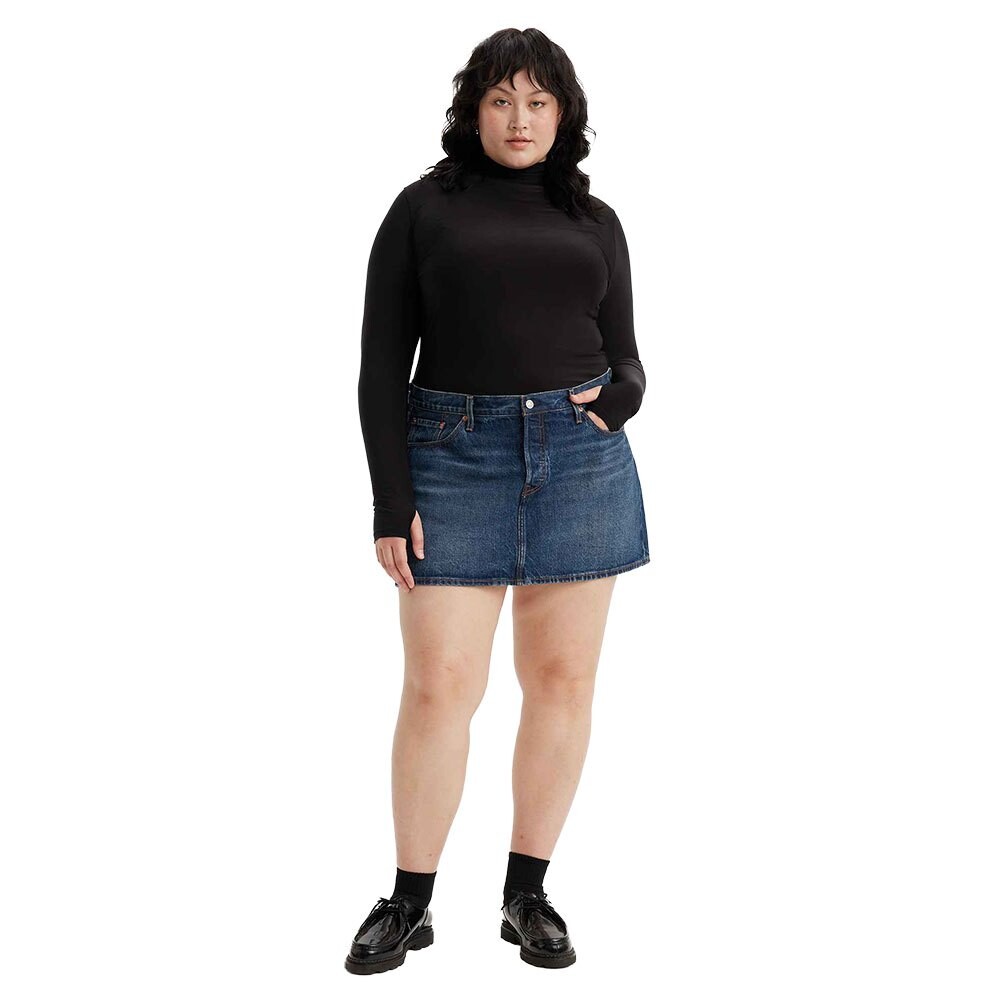 

Юбка Levi's Plus New Icon, черный