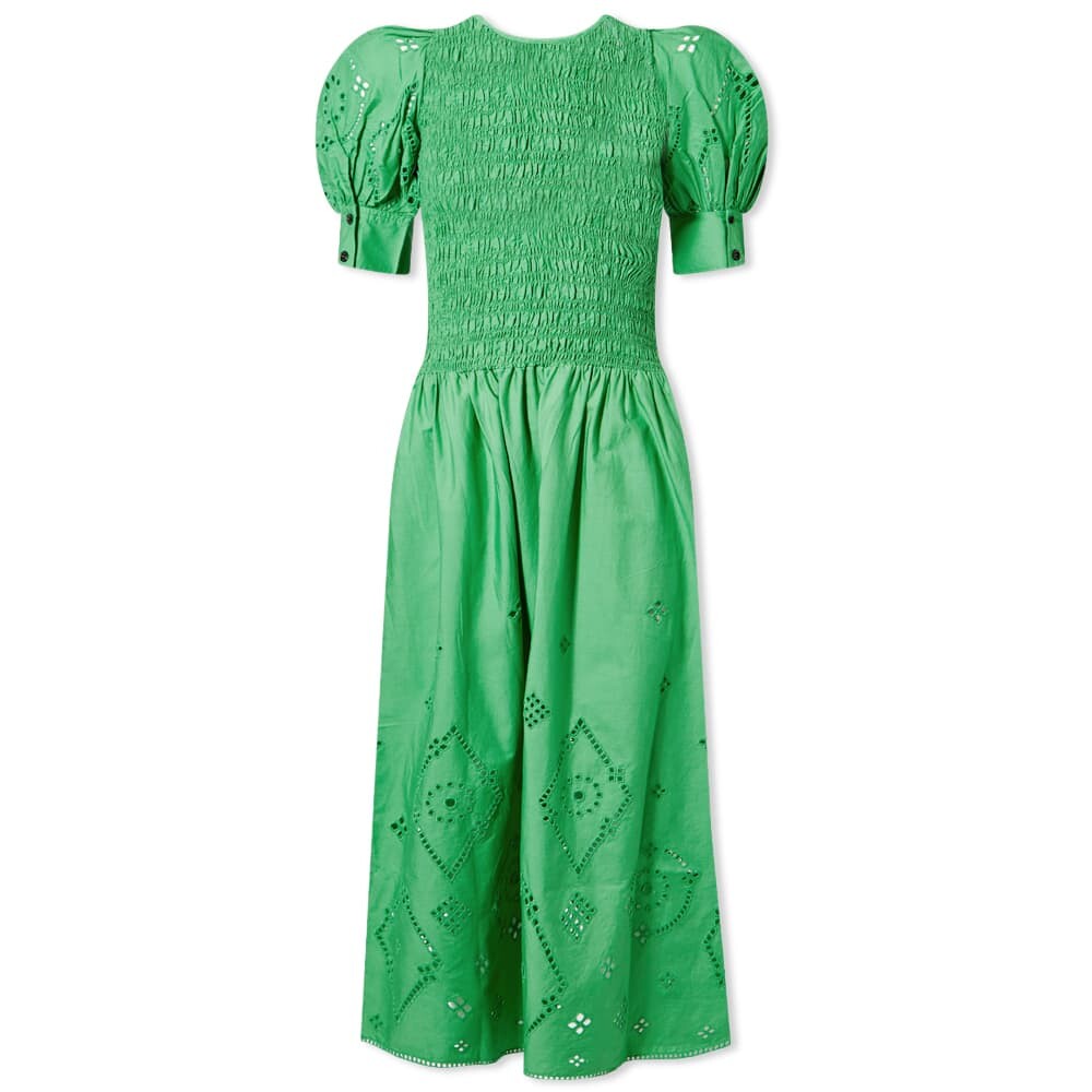 

Платье GANNI Broderie Anglaise Midi Dress