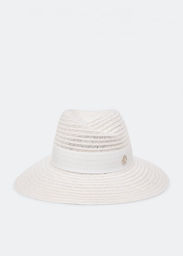 

Шляпа MAISON MICHEL Virginie straw hat, белый