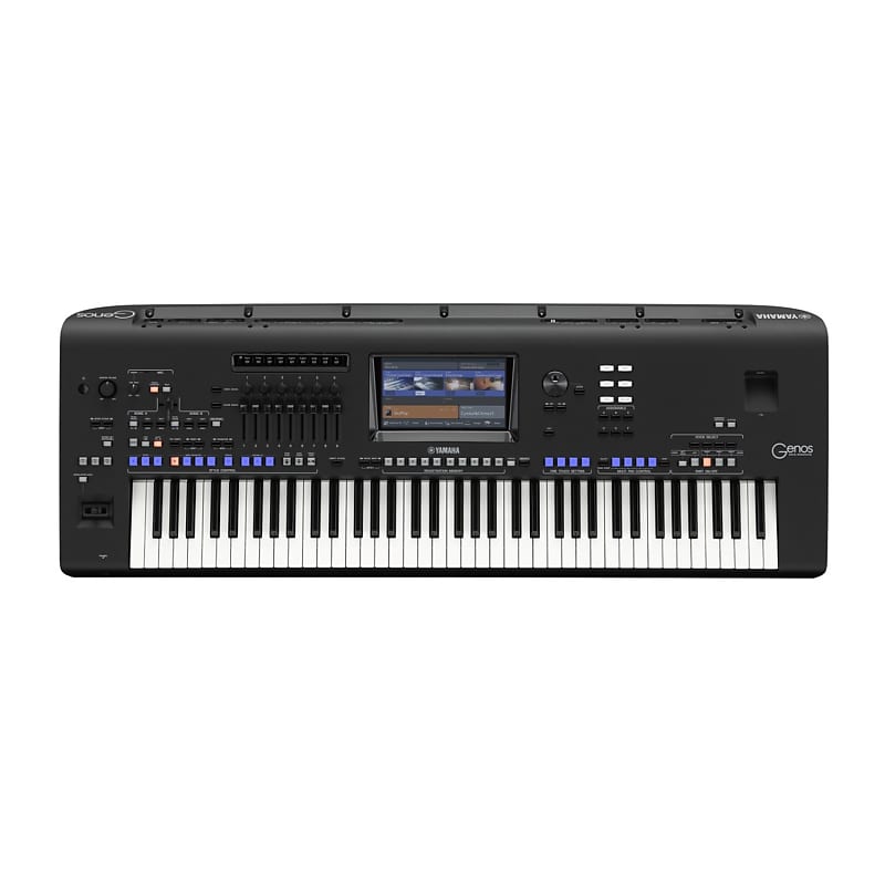 цена Yamaha GENOS 76-клавишный флагманский аранжировщик для рабочей станции Yamaha GENOS 76-Key Arranger Digital Workstation Keyboard