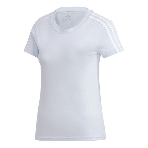 

Футболка Adidas W E 3S SLIM TEE Sports Stylish Short Sleeve Light Blue, Синий