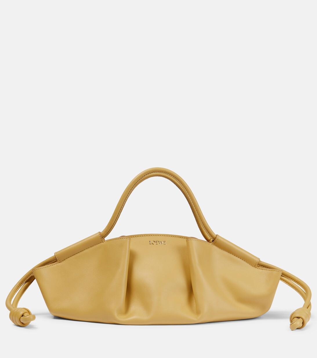 

Маленькая сумка-тоут Paseo из кожи Loewe, желтый