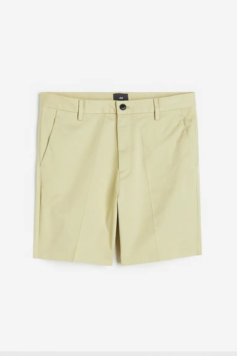 

Шорты H&M Regular Fit Chino, светло-зелёный