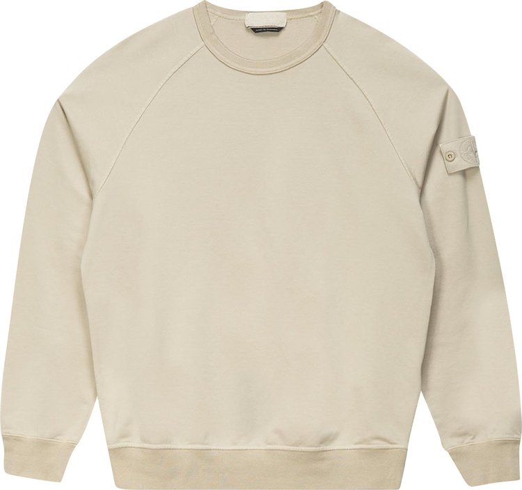 Толстовка Stone Island Ghost Crewneck Sweatshirt 'Beige', кремовый - фото