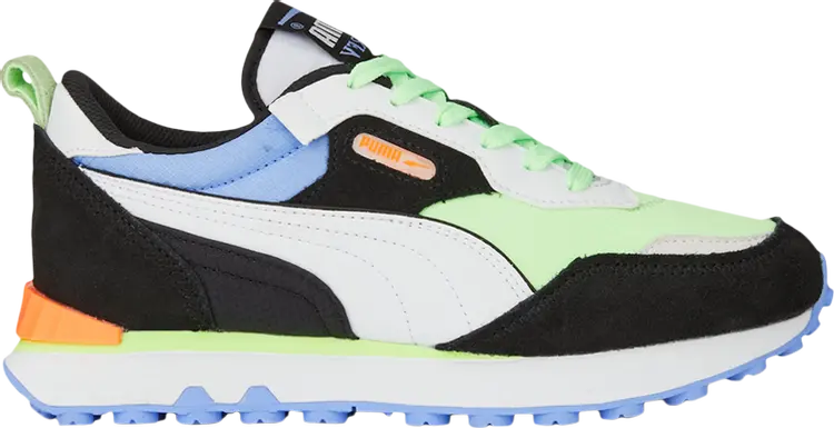 

Кроссовки Puma Rider FV Jr Elektro Purple Fizzy Lime, фиолетовый