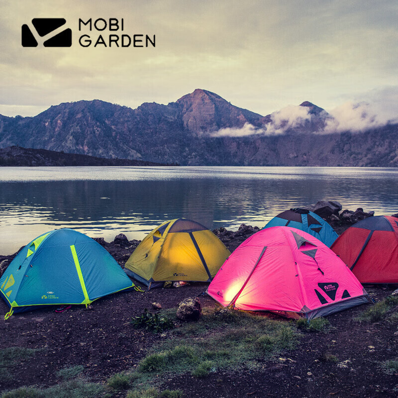 

Кемпинговая палатка Mobi Garden, обновленная версия, утолщенная, тяжелая, непромокаемая, солнцезащитная, ветрозащитная, холодная гора, 3AIR, обновленная версия, синий ангел