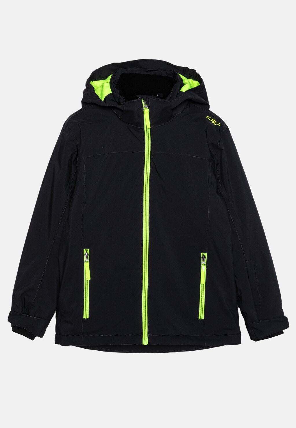 

Куртка для сноуборда Kid Snaps Hood Unisex CMP, цвет antracite/yellow fluo